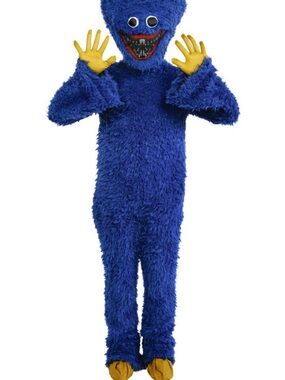 Huggy Wuggy Kids Costume With Gloves